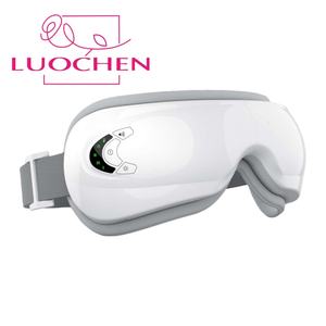 อุปกรณ์นวดตาแบบขายดี อุปกรณ์นวดตาแบบสั่นสะเทือนด้วยลม อุปกรณ์ป้องกันดวงตาแบบบลูทูธพร้อมประคบร้อน - Product Image 1