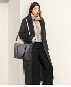 Bolsos de Oficina de PU con Patrón de Cocodrilo, Bolsos de Mano para Mujer, de Alta Calidad, de Lujo, Gran Capacidad, Bolsos de Mano para Oficina - Product Image 2