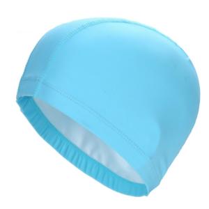 หมวกว่ายน้ำลาย<span class=keywords><strong>การ์ตูน</strong></span>แบบกำหนดเองหมวกพิมพ์โลโก้กันน้ำผ้าพียูปกป้องหูผมยาวกีฬาว่ายน้ำสระว่ายน้ำหมวก - Product Image 3