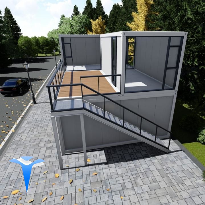 Домашний съемный контейнерный дом сборный дом