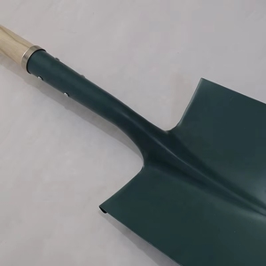 Bêche à pointe ronde de haute qualité avec manche en bois à poignée en D, lame de 13 pouces, outil de jardinage de qualité industrielle pour creuser des trous - Product Image 3