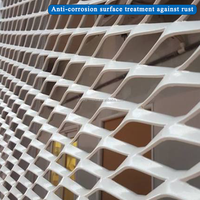 Panel de Malla Metálica Expandida de Acero Inoxidable/Galvanizado en Caliente con Aberturas en Forma de Diamante para Cercas de Seguridad y Muros Perimetrales de Pasarelas