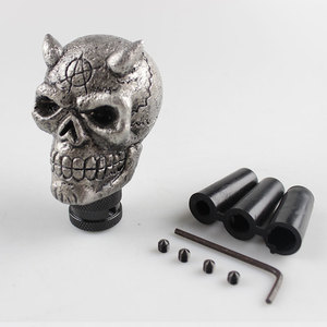 CRASTP Perilla de Cambio de Marchas con Diseño de Calavera, de Plástico, Manual/Automática, Ergonómica, Universal - Product Image 4