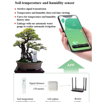 Capteur d'analyse du sol extérieur intelligent Tuya Zigbee IP67, humidité, température, mesure de l'humidité, capteur agricole