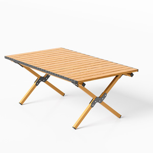 โต๊ะไม้พับได้ทรงสี่เหลี่ยมผืนผ้า ขนาด 90x45x45 ซม. สำหรับตั้งแคมป์และปิกนิก - Product Image 1