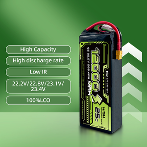 GPR güç 6S <span class=keywords><strong>22.2V</strong></span> <span class=keywords><strong>40C</strong></span> 12000mAh Drone FPV EVOLT için 16000mah 22000mah yüksek gerilim <span class=keywords><strong>Lipo</strong></span> pil - Product Image 6