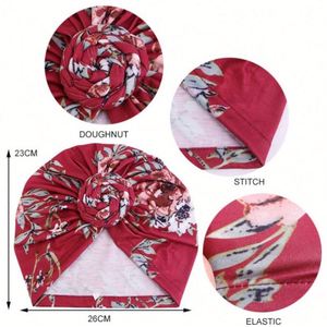 Vente en gros, expédition immédiate : Turban pour femme, motif imprimé, style africain, bonnet pré-noué à nœud torsadé, pour l'extérieur - Product Image 2