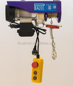 <span class=keywords><strong>Best</strong></span> Verkopende Draagbare 220V Mini Elektrische Kabelkraan 200Kg-1000Kg Capaciteit 500Kg Afstandsbediening Trolley Nieuwe Metalen Draadkabel - Product Image 5