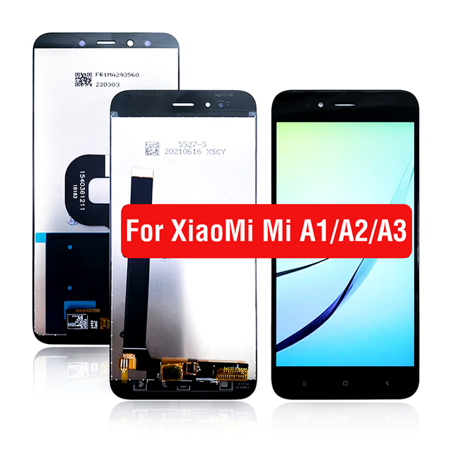 Pantalla Display Oem Touch Screen for Xiaomi A1 A2 A3 Lite Lcd Screen Replacements Spare Parts Mobile Phone