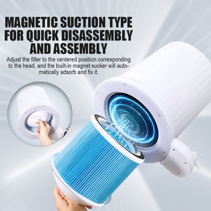 Aspirateur de poussière pour ongles 80W avec lampe LED dimmable et <span class=keywords><strong>pince</strong></span>, pour table de manucure, salon de beauté, filtre intégré - Product Image 2