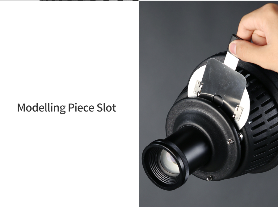 AMBITFUL AL-16 Focalize Conical Snoot Optical Condenser Art Special Effects Shaped Beam Light Cylinder with Shape and Color Gel
