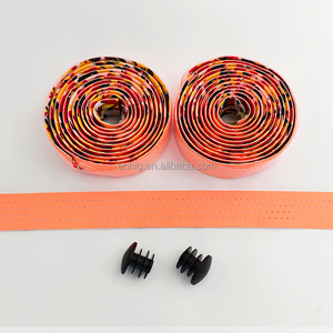 Anti-Slip PU Eva Breathable Bicycle Handlebar Tapes Road Bike Anti-Vibration <strong>Handle</strong> <strong>Bar</strong> Straps Cycling <strong>Grips</strong> &amp; Tape <strong>for</strong> Comfort - Product Image 2