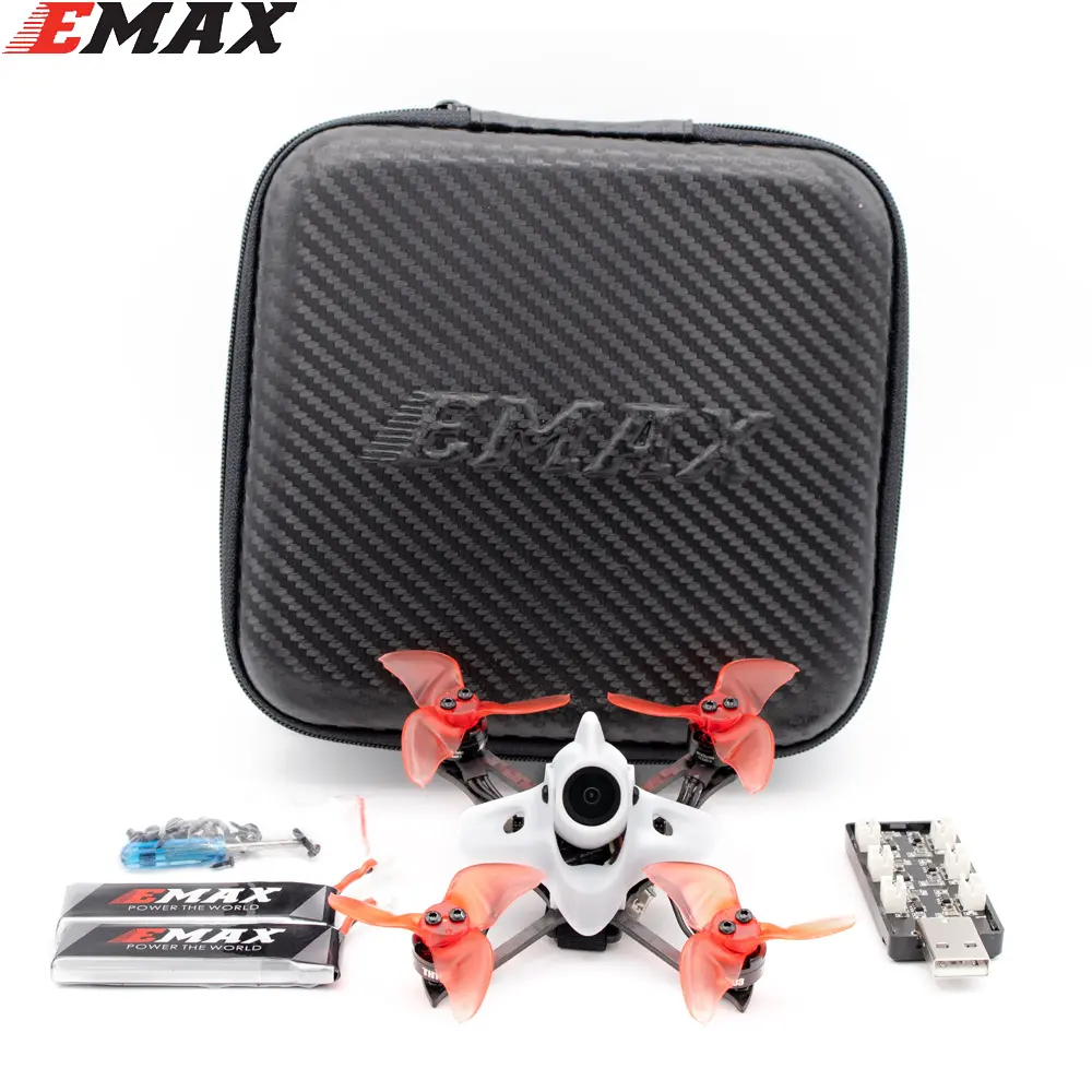 Emax TINY II Race Indoor FPV Racing Drone Carbon With F4 FC / 1103 7500KV motor / Runcam Nano 2 Camera Support 5.8G FPV Glasses