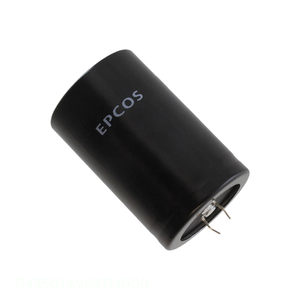 ตัวเก็บประจุแบบ Through Hole 680 uF ยี่ห้อ Manufacturer Channel รุ่น CAP ALUM 680UF 20% 400V SNAP TH B43501A9687M000 - Product Image 1