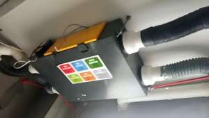 Ventilateur de plafond flexible à <span class=keywords><strong>double</strong></span> <span class=keywords><strong>flux</strong></span> <span class=keywords><strong>VMC</strong></span> à commande mécanique pour récupération de chaleur HRV, intelligent, pour salle de bain et atelier - Product Image 6