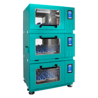 Incubadora Apilable con Agitación LCD IKEME 4-60 ℃   Agitador Orbital de Laboratorio Microbiano para Fermentación Microbiana y Cultivo Celular de Proteínas de 140/280L