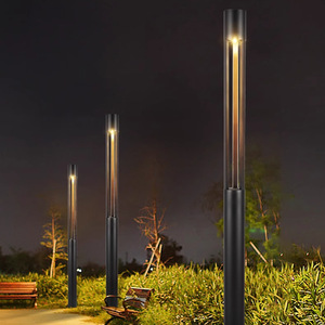 โคมไฟสนามกลางแจ้งทันสมัย LED แสงวอร์มไวท์ 2700K IP66 ตัวโครงเหล็ก พร้อมเซ็นเซอร์ตรวจจับความเคลื่อนไหว AC 220V ติดตั้งแบบฝัง ใช้พลังงานแสงอาทิตย์ รับประกัน 10 ปี - Product Image 5