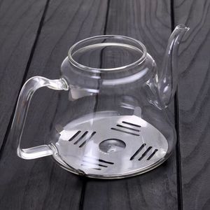 Nuovo Design Trasparente per Teiera in Vetro <span class=keywords><strong>Pyrex</strong></span>, Design a Vaso di Fiori, Teiera ad Alta Capacità per Set da Caffè e Tè - Product Image 3