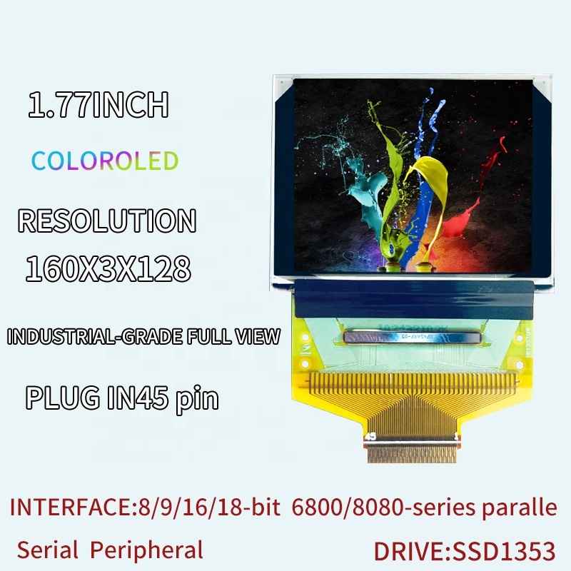 Smart Montres Portables SPI Ssd1353 1.77 Pouces Micro Carré 160x128 Oled Haute Résolution Affichage Oled Couleur