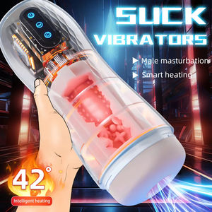 Masturbateur automatique à succion pour homme, machine à fellation, chauffage, gobelet de masturbation, jouets sexuels vaginaux pour hommes, articles pour adultes - Product Image 1