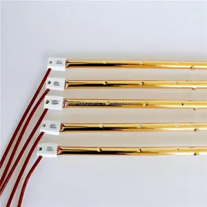 Infrared Linear Halogen Heat Lamp Quartz Tube Heater Replacement Emitter Halogen Heat Lamp 2000w For Glass Industry