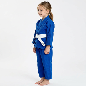 Combinaison de BJJ unisexe pour enfants, uniforme de BJJ pour toutes les combats, en tissu de coton respirant et durable multicolores, confortable pour enfants et adultes - Product Image 3