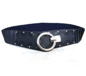 Cintura Elastica Larga alla Moda per <span class=keywords><strong>Abbigliamento</strong></span> Femminile, Accessorio con Fibbia in Lega Elastica per Uso Quotidiano o Feste - Product Image 4