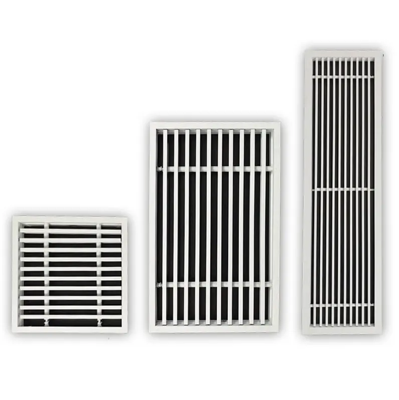 Air conditioner ventilation system ceiling air vent and diffuser grille aluminum air grille linear vent diffuser