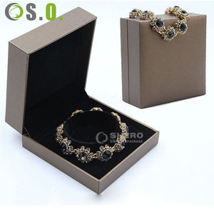 Factory Jewelry Imitation Paper <b>Box</b> Custom Package Design Luxury Pu Leather Jewelry <b>Ring</b> Necklace Jewellery Storage Packing <b>Box</b> - Product Image 5