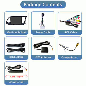 La Radio del coche 8Core 4 + 64G carplay para <span class=keywords><strong>Hyundai</strong></span> <span class=keywords><strong>Elantra</strong></span> 2016-2020 sistema multimedia del coche 2din de navegación <span class=keywords><strong>GPS</strong></span> Android - Product Image 3