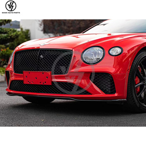 Diffuseur avant en fibre de carbone sèche à garantie limitée de 100 ans pour Continental GT 2018-2020, lèvre en carbone brillant à tissage sergé, pièces de carrosserie automobile - Product Image 6