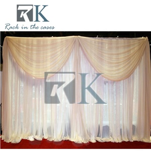 Stylish Backdrop Stand Kit Aluminum Pipe Drape Frame for Event Decora - Product Image 6