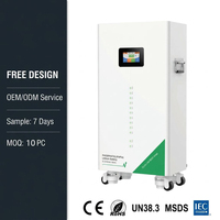 Batterie solaire hybride Split Grid 8000 cycles 15,36 kWh 51,2 V (300 Ah) Bluetooth LiFePO4 avec RS485 CAN en parallèle