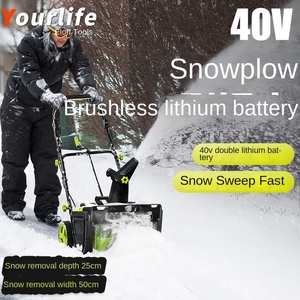 Soplador de Nieve Industrial Inalámbrico de Empuje Manual con Batería de Litio y Alta Potencia para Remoción de Nieve - Product Image 6
