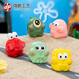 ของตกแต่งเรซิ่นรูปการ์ตูน Dp รูปสัตว์ขนาดเล็ก ของตกแต่งโต๊ะทำงาน ของตกแต่งบ้าน ของขวัญงานฝีมือ - Product Image 3