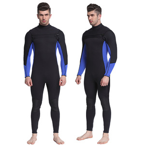 Traje de Neopreno Unisex de 3 mm, Cuello Alto, Manga Larga, Bloques de Color, Impermeable, Transpirable, Anti UV, Duradero, de Secado Rápido, para Surf - Product Image 5
