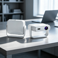 Projecteur de cinéma maison HTPNEO N6 LCD LED 2 pouces 200 ANSI HIFI Stéréo à courte focale 720P, portable et compatible Internet