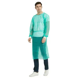 Online alışveriş sıcak satış tıbbi elbise hastane pansuman tıbbi önlük hastaları için