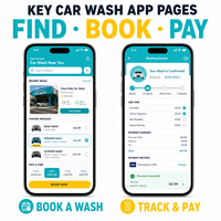 LionCreate: Soluciones de Aplicaciones de Reserva de Lavado de Autos Confiables para iOS y Android con Servicio de Búsqueda de Lavado de Autos Cerca de Ti, Paquetes de Servicio y Reserva de Horarios