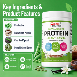 Fabricante de Suplementos de Proteína al por Mayor, 22 g de Proteína y Probióticos, Sabor Vainilla, Sin Gluten, 660 g de Proteína en Polvo - Product Image 4