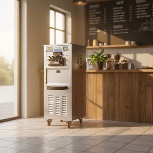 Nueva Máquina Comercial Automática de <span class=keywords><strong>Helado</strong></span> Suave - Máquina de Gelato de Frutas y Leche de Acero Inoxidable con Soporte de Suelo y 1 Año de Garantía - Product Image 1