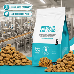 Nourriture sèche fonctionnelle pour chats à l'estomac sensible, personnalisée, enrichie en protéines, sans céréales, <span class=keywords><strong>hypoallergénique</strong></span>, à faible irritation, pour un pelage brillant - Product Image 1