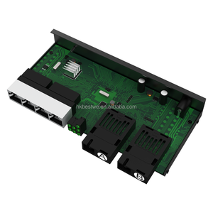 ตัวแปลงสื่อ Good Price Media Converter 2G4E 10/100/1000M 2xSC 4xRJ45 แบบ Single-Mode BiDi Ethernet Optical Fiber Switch Media Converter - Product Image 4