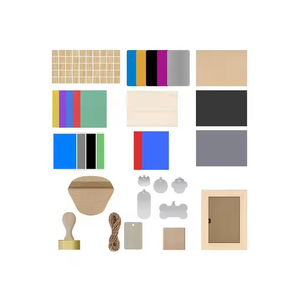 Tts 5.5W + 10W kép Laser khắc giàn loại trượt mở rộng quay gỗ ai cốc chai khói máy lọc tương thích DXF - Product Image 5