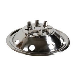 Juego de Tapacubos de Acero Inoxidable de 16" de Suministro Directo de Fábrica, 8 Birlos y 8 Orificios de Ventilación, Compatible con Camioneta <span class=keywords><strong>Ford</strong></span> E350/E450 - Product Image 2