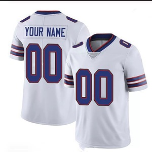 Vêtements de sport personnalisés en gros avec logo, numéro et nom d'équipe, maillot de rugby pour hommes, entraînement, rétro, vêtements de football américain - Product Image 3