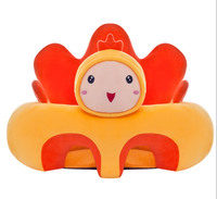 Peluche pour bébés, personnalisable, canapé de sécurité, en forme de grenouille, cochon, chat, lapin, abeille, apprendre à s'asseoir