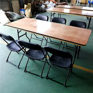 محمول 30 "* 72" خشب رقائقي حدث زفاف مستطيلي قابل للطي مع من من من من من من من من من من من من من من من من من من من من من من من من أجل المناسبات - Product Image 3