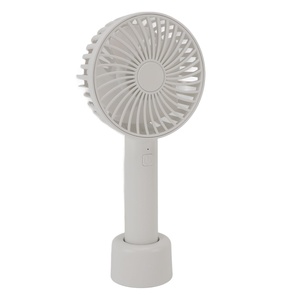 Ventilateur portable promotionnel pour étudiants, mini-ventilateur USB à longue autonomie avec support et logo personnalisé - Product Image 1