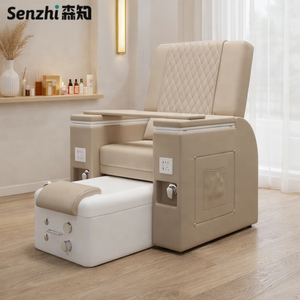 Cadeira de Pedicure Elétrica Multifuncional com Massagem e Hidromassagem para Cuidados com os Pés Equipamento Moderno para Salão de Unhas - Product Image 1